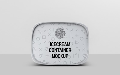 Modello di contenitore per gelato 3