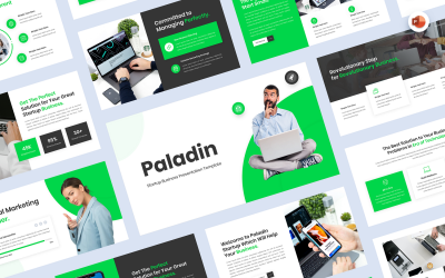 Paladin - PowerPoint-mall för startup-företag