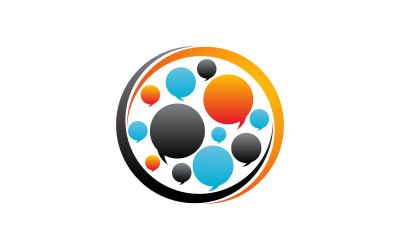 Paylaşım Çözümleri logo Şablonu