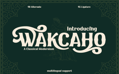 WAKCAHO | Serif klassisk modernism
