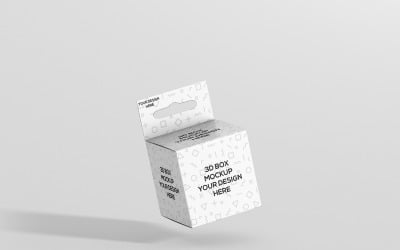 Askı Mockup&amp;#39;lı Mini Kare Kutu 2