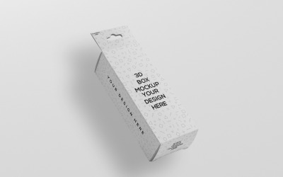 Askı Mockup&amp;#39;lı Orta Boy Dikdörtgen Kutu 3