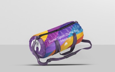 Barrel Sport Seesack Mockup 6