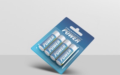 Batterie-Blisterpackungsmodell 4