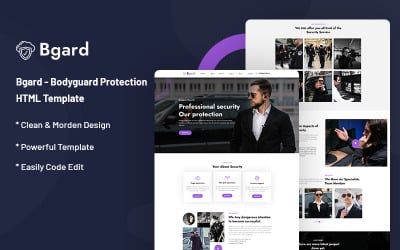 Bgard – Modelo de site de proteção de guarda-corpo