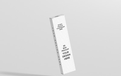 Flat Long Rectangle Box Mockup 2