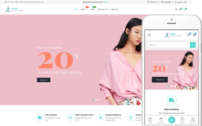 Fsable - Thema voor mode en kleding WooCommerce-thema