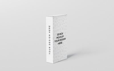 Мокап Slim High Rectangle Box 4