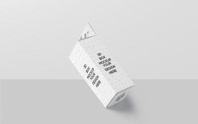 Liten rektangellåda med hängare Mockup 4