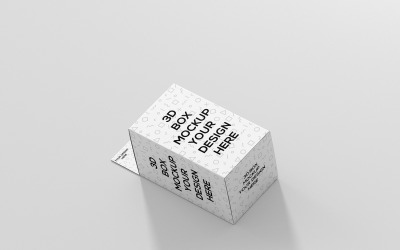 Maqueta de Caja Rectangular de Tamaño Pequeño con Colgador 4