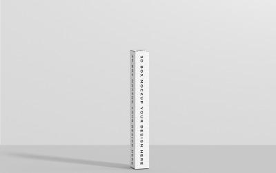 Maquette de boîte d&amp;#39;emballage Slim High Rectangle