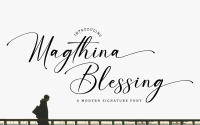 Підписний шрифт Magthina Blessing