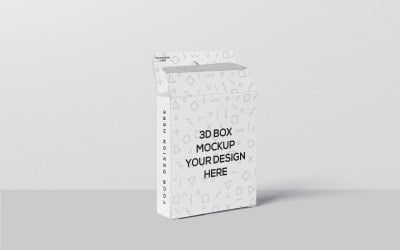 Slim Square Box With Hanger Mockup 3