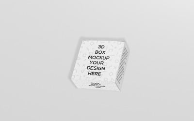 Slim Square Size Box Mockup 2