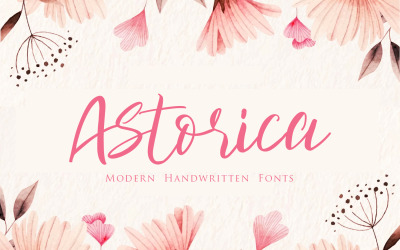 Astorica - Modern Script шрифти