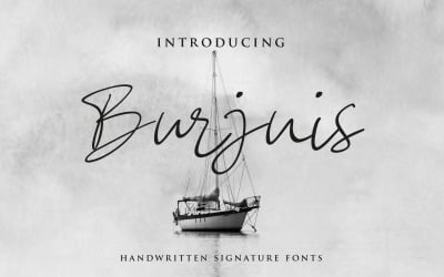 Burjuis - Font Script moderni
