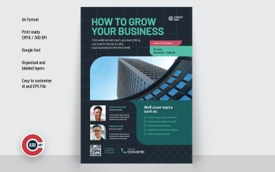Business Webinar Flyer Template - 00005