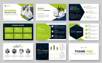 Affärspresentation bilder malldesign. Använd för modern presentationsbakgrundsidé