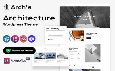 Arch&amp;#39;s - Architecture Construction WordPress 主题