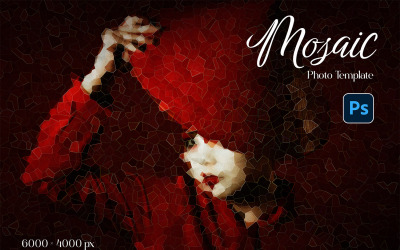 Mosaikeffekt fotomall