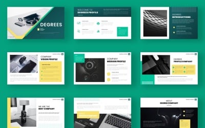 DEGREES-Шаблон PowerPoint