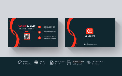 &quot;Elevate Your Professional Image with Exquisite Corporate Business Card PSD Template!&quot;