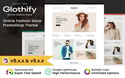 Glothify - Mode en kleding PrestaShop-thema