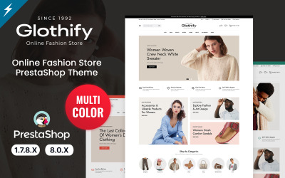 Glothify - Tema de PrestaShop para moda e indumentaria
