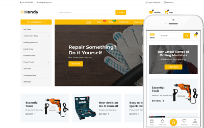Handy - Theme for Tools &amp;amp; Equipment Store WooCommerce Theme