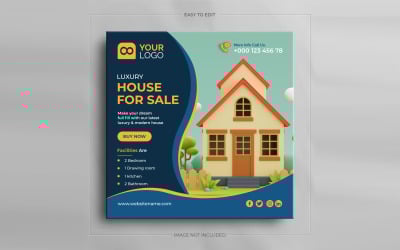Maximize Impact with Dynamic Corporate Social Media Ad Post PSD Template