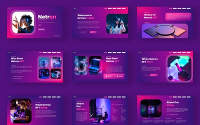 NETRON - Modello di nota chiave NFT