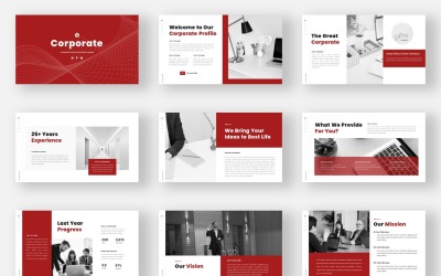 Vállalati – Üzleti Vállalati PowerPoint sablon