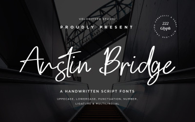Austin Bridge - Modern Komut Dosyası yazı tipleri