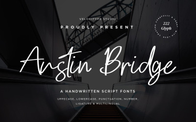Austin Bridge - Modern Script fonts