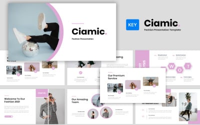 Безкоштовний шаблон доповіді Ciamic – Fashion Business Presentation