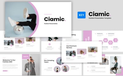 Ciamic - Modèle Keynote de présentation d&amp;#39;entreprise de mode gratuit