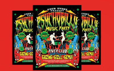 Flyer Musique Rockabilly Psychobilly