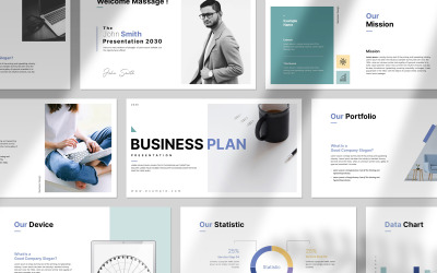 Intelligente Businessplan-Präsentation