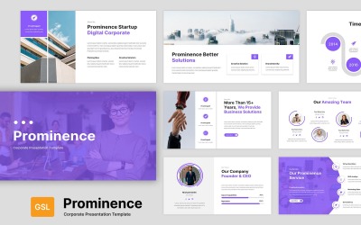Prominence - 企业演示谷歌幻灯片模板