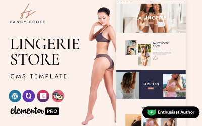 Fancyscote – Thème WordPress Elementor pour la lingerie