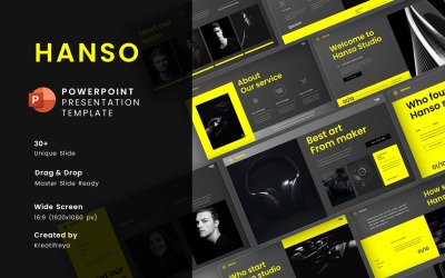Hanso — biznesowy szablon programu PowerPoint