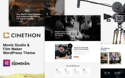 Cinethon - Film Stüdyoları ve Film Yapımcıları WordPress teması