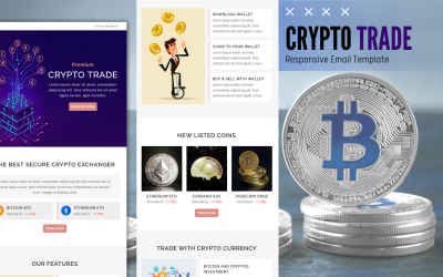 Crypto Trade – 多用途响应式电子邮件模板