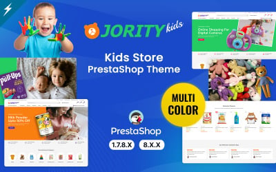 Jority Kids, Babynahrung und Spielzeug PrestaShop Theme