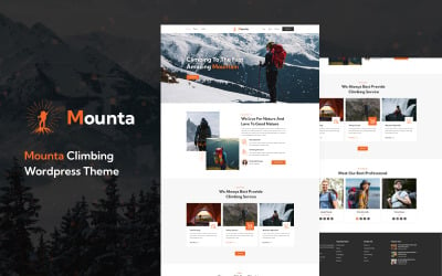 Mounta - WordPress-thema&amp;#39;s voor bergbeklimmen