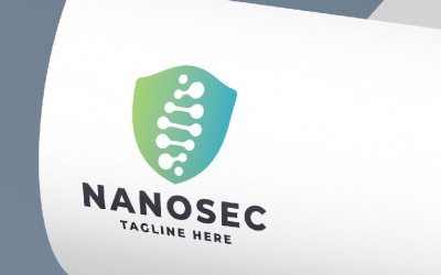 Plantilla de logotipo Nano Secure Pro