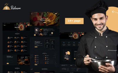 Šablona webových stránek Resturon-Restaurant HTML5