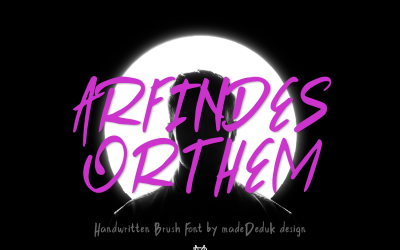 Arfindes Orthem - Script Font