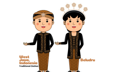 Welcome Gesture with Couple West Java Traditional Clothes 2