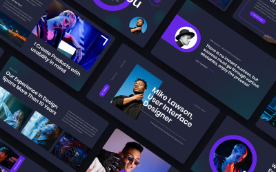 INFOLIO - Plantilla de Keynote para Portafolio Personal